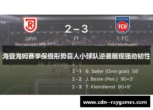 海登海姆赛季保级形势喜人小球队逆袭展现强劲韧性 海登海姆赛季保级形势喜人小球队逆袭展现强劲韧性